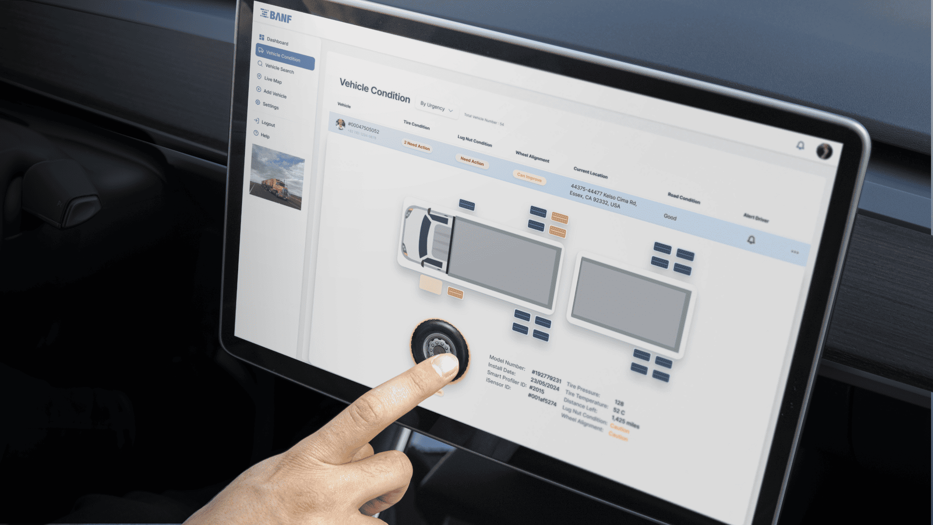 BANF’s smart tires for trucks promise to save fuel and lives